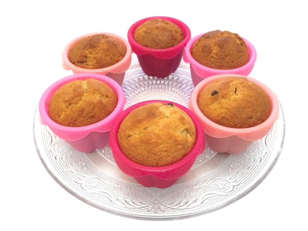 Recette : muffins choco-banane-coco