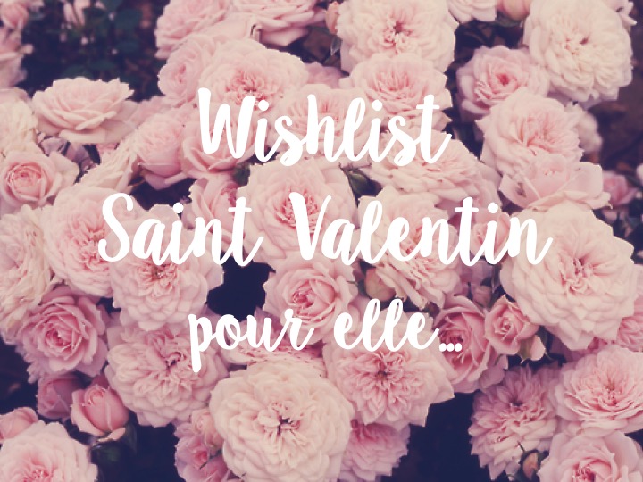 Wishlist Saint Valentin 2016 pour&nbsp;elle
