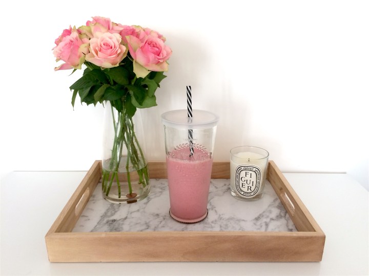 Smoothie framboises, fraises &&nbsp;banane