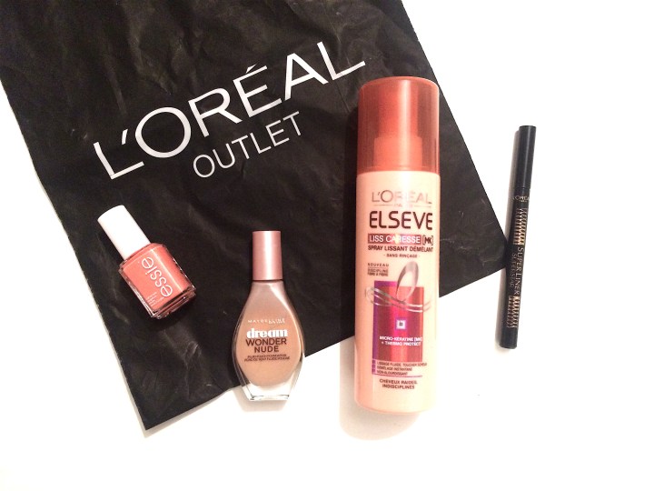 L'oréal outler marques avenue ile saint denis haul shopping maquillage