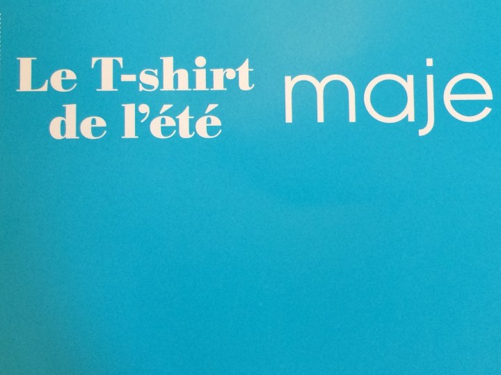 tee-shirt maje magazine glamour juillet aout 2016