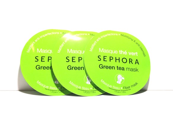 masque visage tissu sephora thé vert matifiant