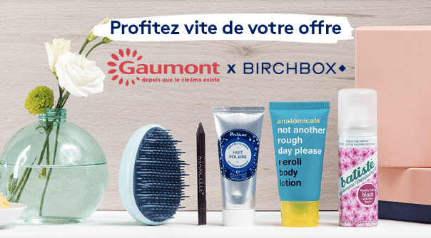 birchbox gaumont bon plan mars 2017 box gratuite