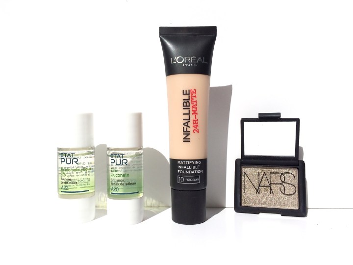 avis produits fond de teint infaillible 24h mat l'oréal stud nars fard à paupières actifs purs etat pur