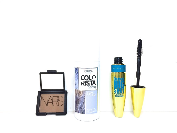 avis produits bronzer laguna nars colorista l'oréal pastel blue hair mascara colossal big shot maybelline