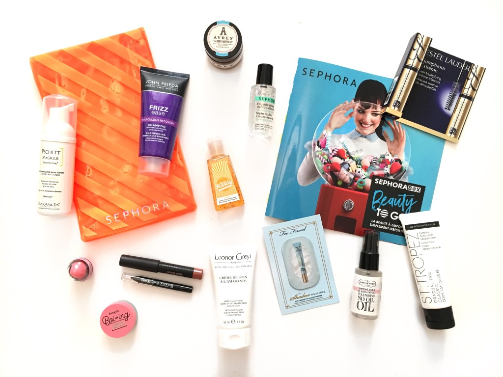 Revue : la Sephora box Beauty To&nbsp;Go