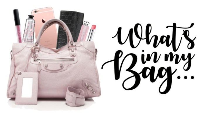What&rsquo;s in my bag&nbsp;?