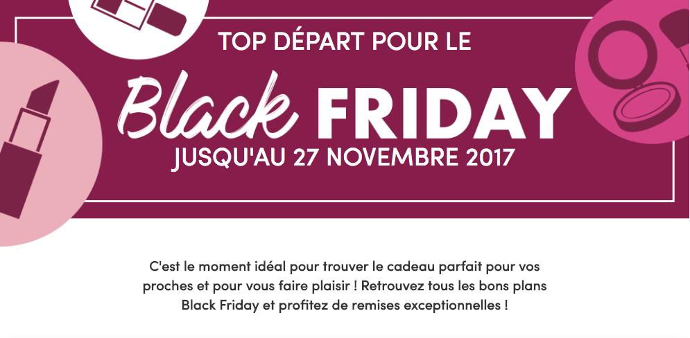 Black Friday 2017, codes promo mode et&nbsp;beauté