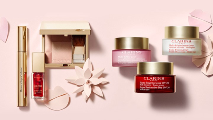 Bon plan : 4 mini produits Clarins offerts&nbsp;!