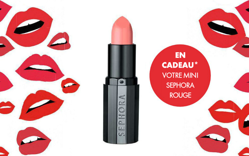 Bon plan : un mini rouge à lèvres Sephora offert&nbsp;!